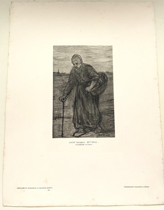 Image 1 of Jozef Israëls (1824-1911) - Sul campo