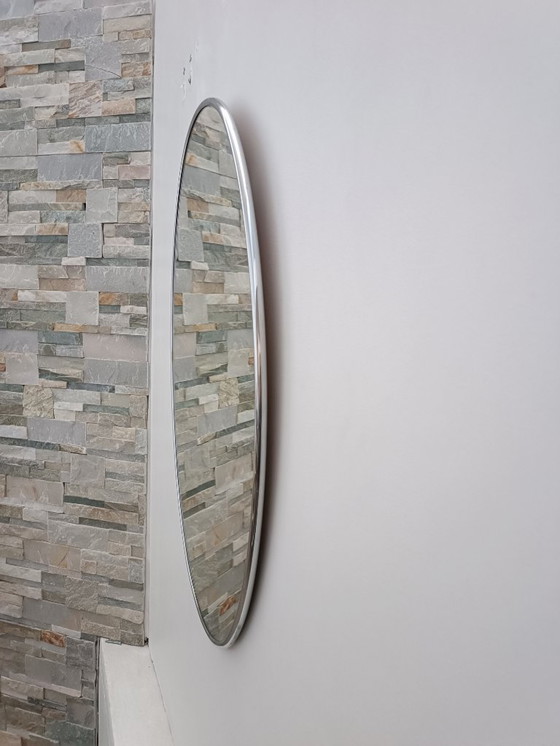 Image 1 of Large oval mirror, Italy, 1970s