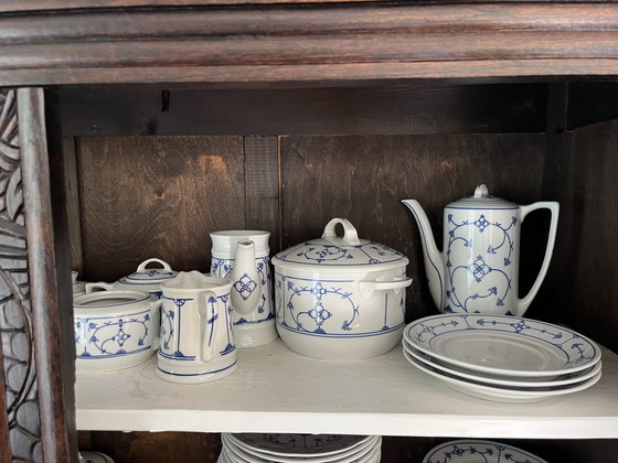 Image 1 of Blau Saks Strohblume servies compleet 150+