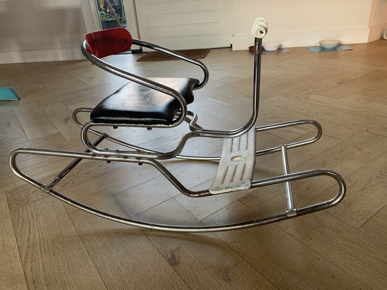 Image 1 of Design Vintage Schommelstoel Hobbelpaard