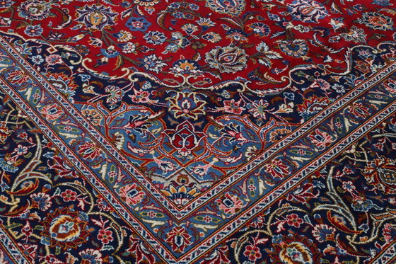 Image 1 of Persian carpet Kashan Signiert 3.86 x 2.83 Oriental carpet fine No. 1163