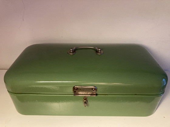 Image 1 of Broodtrommel emaille vintage