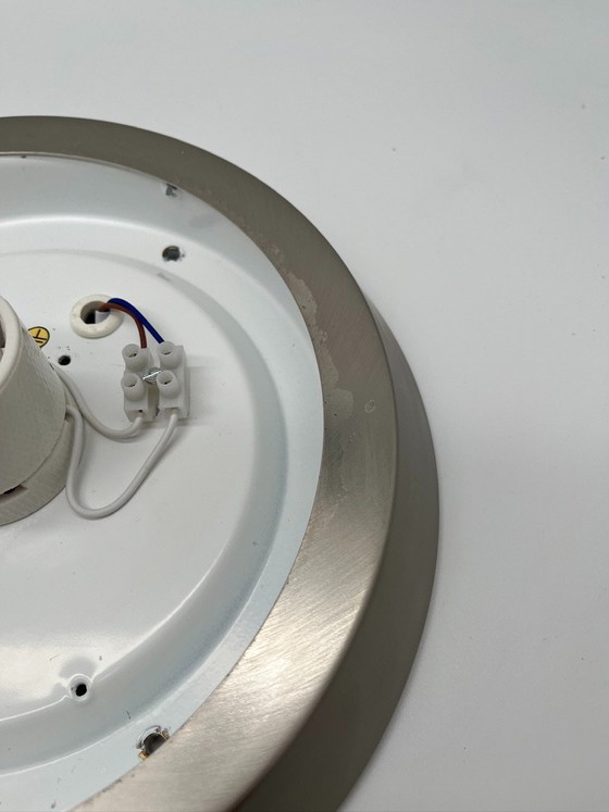 Image 1 of Lampada da soffitto Peill & Putzler “KIBO” (Modello 71333) – Germania, vetro opalino/trasparente, vintage