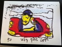 Litografia di Herman Brood "Way past cool" firmata a mano - numerata EA con certificato di autenticità