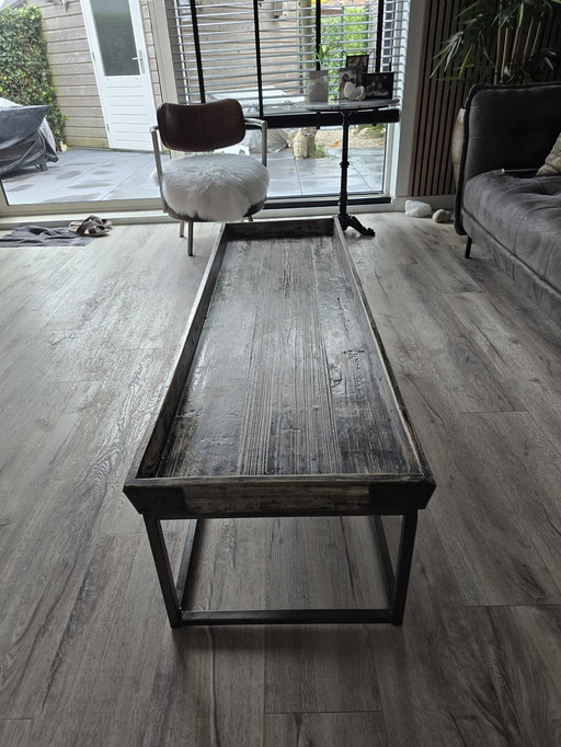 Beautiful industrial coffee table