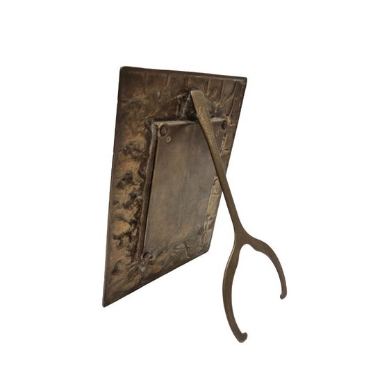 Image 1 of Art Nouveau brass picture frame