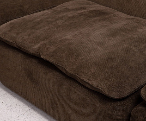 Image 1 of Canapé modulaire COR en velours côtelé marron