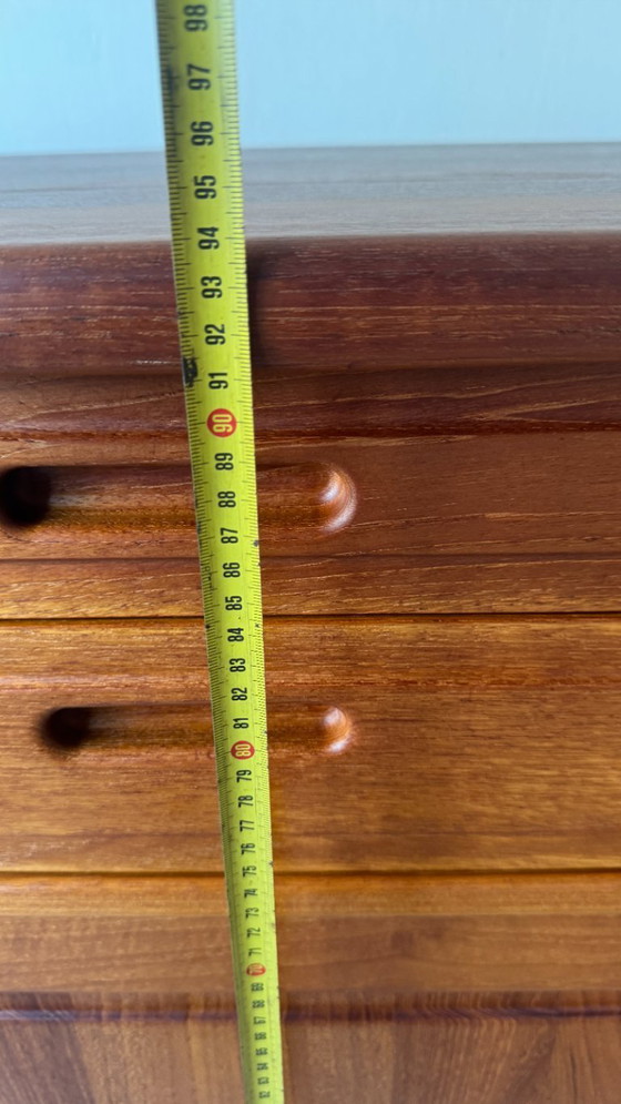 Image 1 of Credenza vintage in teak, arrotondata