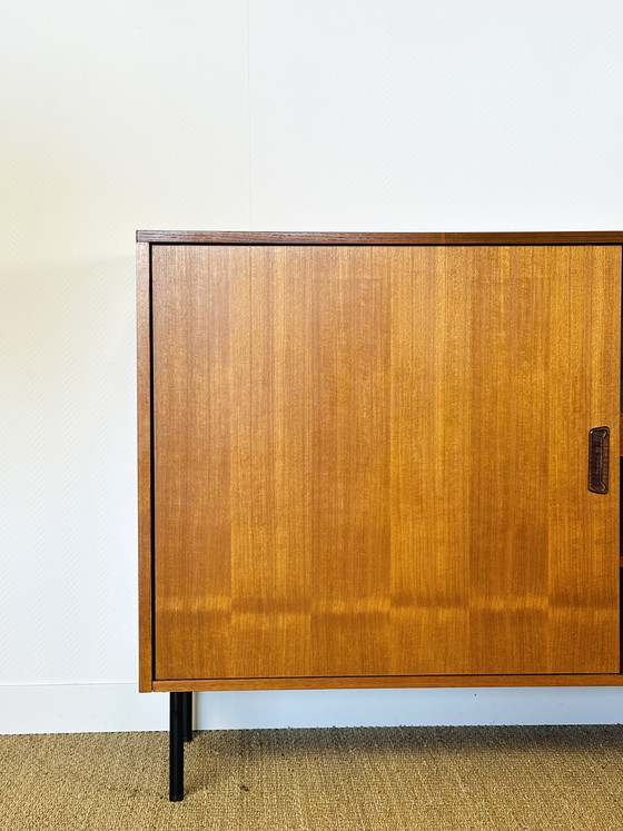 Image 1 of Tall Scandinavian teak sideboard, 1960s