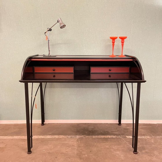 Secretaire Ligne Roset – Pagnon e Pelhaître, ca. 1988 – Scrivanie, Metal, Wood (photo 3 of 7)