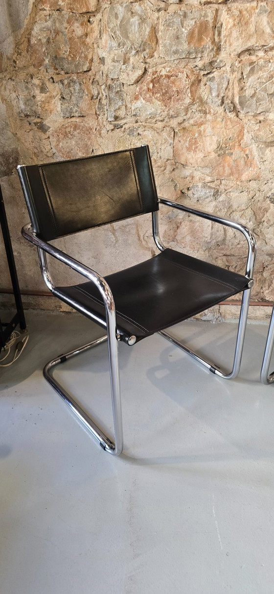Image 1 of Mart STAM (1899-1986) - Paire de fauteuils Bauhaus S34 - 1970