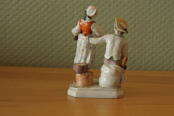 Image 1 of Ludwigsburg XVIII secolo, gruppo di contadini