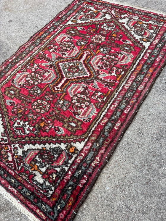Small antique Hamadan Persian rug, Rugs & carpets, Wool, Red (photo 11 of 15)