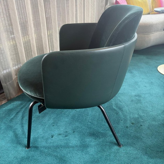 Wittmann Merwyn 29613 Lounge Armchair – Leather, Metal (photo 4 of 5)