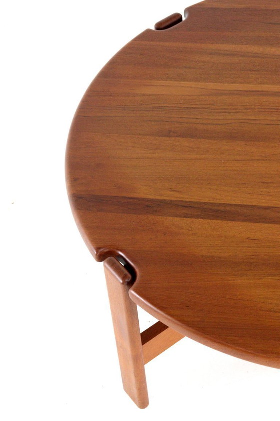 Image 1 of Niels Bach salontafel vintage Deens massief teak