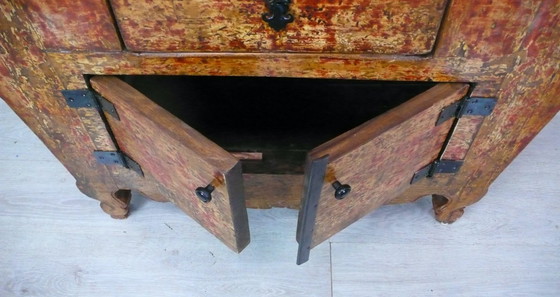 Image 1 of Sideboard, coffee bar, reclaimed wood, shabby chic, brown-red
