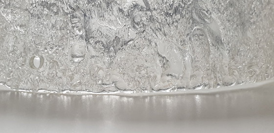 Lámpara de techo Hillebrand Murano Ice Glass de la década de 1970. – Plafones, Chrome (photo 29 of 35)
