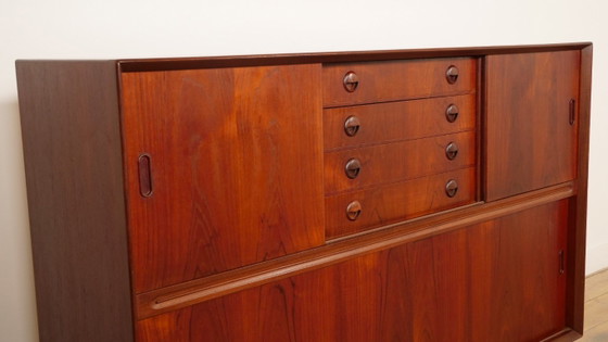 Highboard Vintage avec Bar | Armoire Murale | Teck | 154 Cm – Meuble bar, Wood (photo 6 of 15)