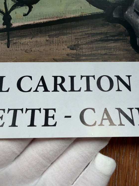 Image 1 of Bernard Buffet, Galerie du Carlton at the Hotel Carlton La Croisette in Cannes, 2008, Printed France