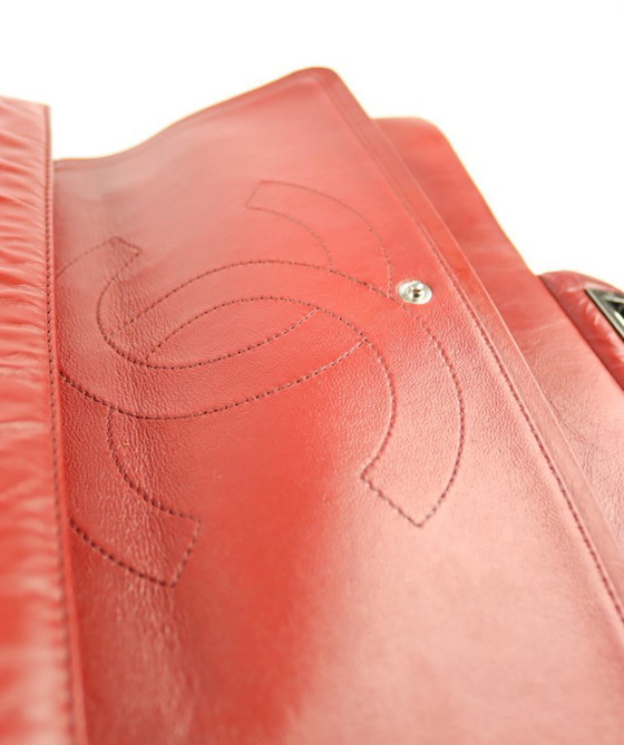 Image 1 of Chanel 2.55 Reissue Jumbo Red Aged Calfskin