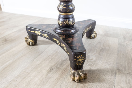 Image 1 of Antico tavolo rotondo cineserie del XIX secolo – Esportazione cinese, ca. 1850