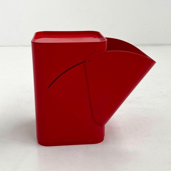 Image 1 of Red Laundry Bin by Anna Castelli for Kartell, 1970s