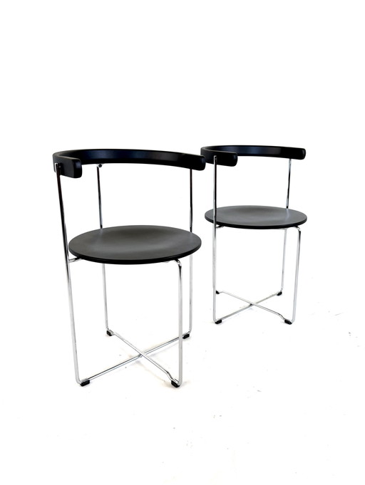 2x vintage design folding chair, Kusch & Co ‘80