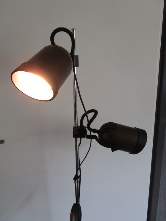 Image 1 of Bellissima lampada da terra anni '70 con 2 faretti