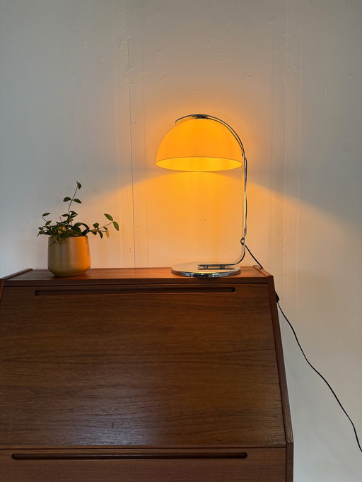 Lampada da tavolo vintage a forma di fungo anni '80