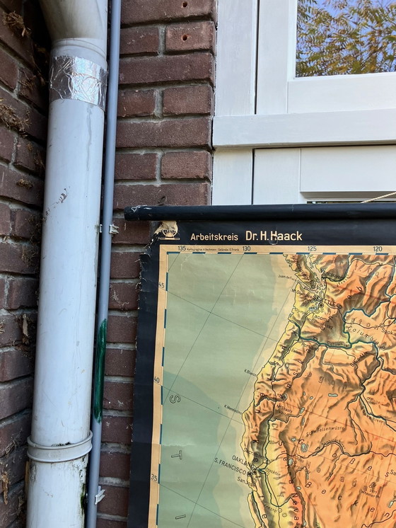 Image 1 of Poster/mappa/mappa murale XXL vintage degli Stati Uniti e dell'America Centrale