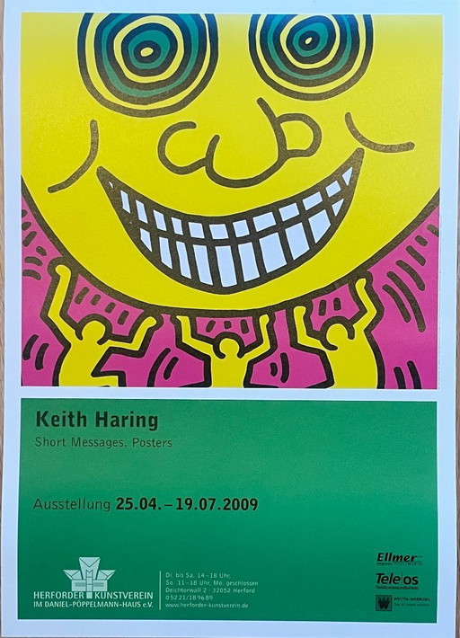 Keith Haring (1958-1990), Keith Haring a Milano, 1984, copyright Estate of Keith Haring 2009, stampato in Germania