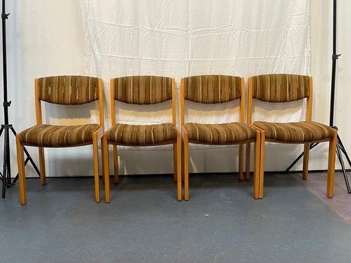 4 chaises vintage années 1970