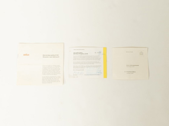 Proiettore di diapositive D 40, Dieter Rams, Braun – Oggetti decorativi, Plastica (photo 20 of 26)