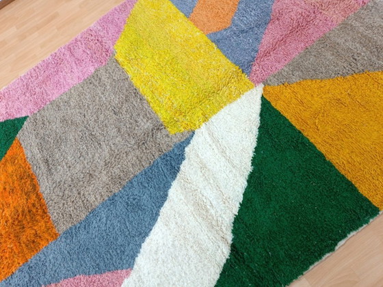 Image 1 of Tapis berbères multicolores en laine 250cmx150cm