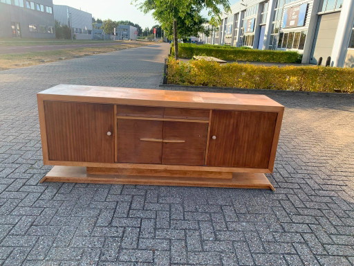 Vintage Houten Dressoir / Sideboard 210 Cm – Karaktervol – Wood (photo 2 of 6)