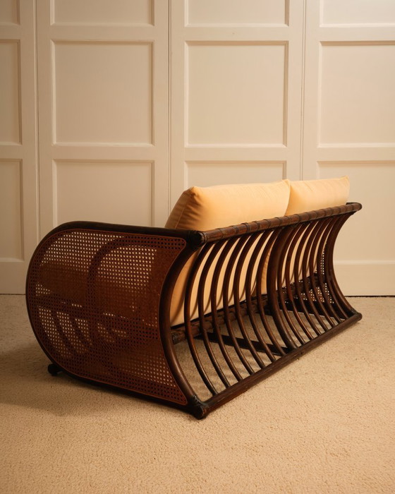 Image 1 of Bamboo sofa - Italy 1970s