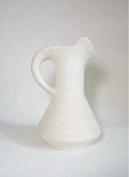 Vase Bertoncello par Roberto Rigon en céramique blanche