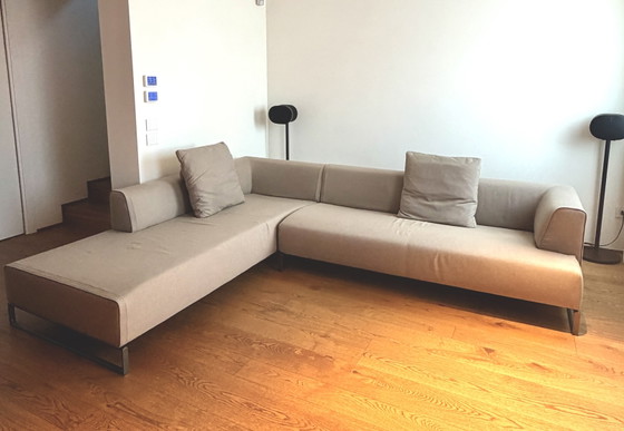 B&B Italia Sofa – SOLO Antonio Citterio - 290 × 230 cm – Corner sofas, Cotton (photo 2 of 7)