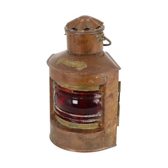 Small Ship's Lamp Mr Portside Copper Maritime 24cm – DHR, Table lamps, Glass (photo 9 of 16)