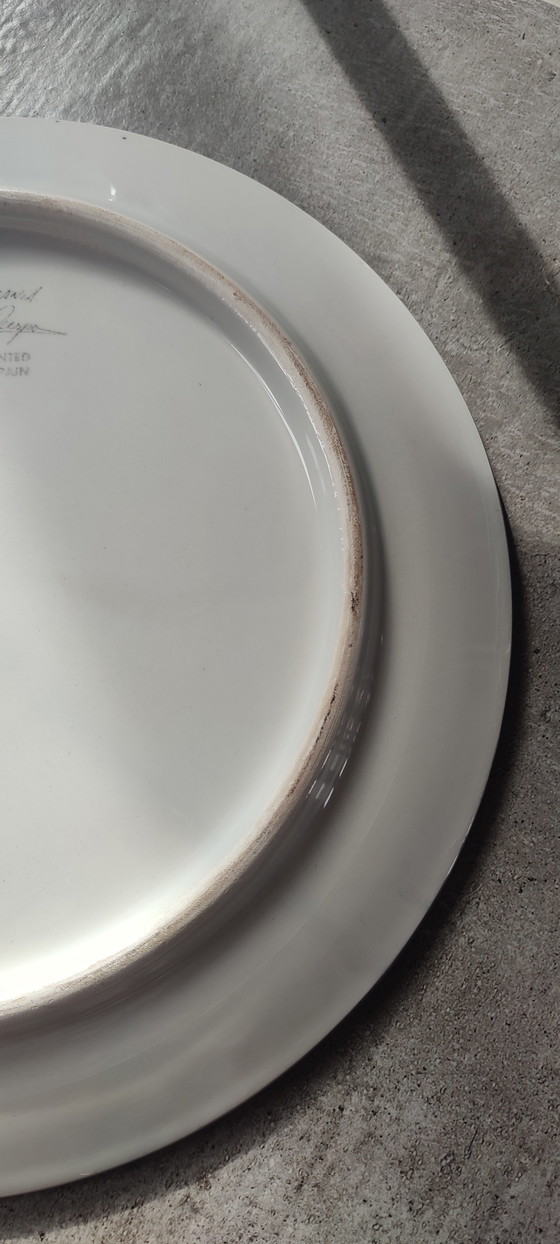 Image 1 of Große Wandplatte aus Majolika, signiert von Enrique Crespo, Artesania, 1970er Jahre