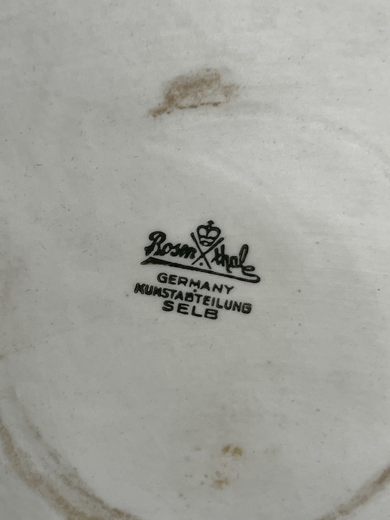 Image 1 of Fritz Klimsch for Rosenthal, Porcelain Sculpture of a Crouching Woman, Signed, Circa 1940