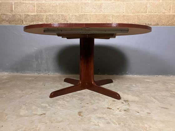 Image 1 of Vintage oval table Seventies