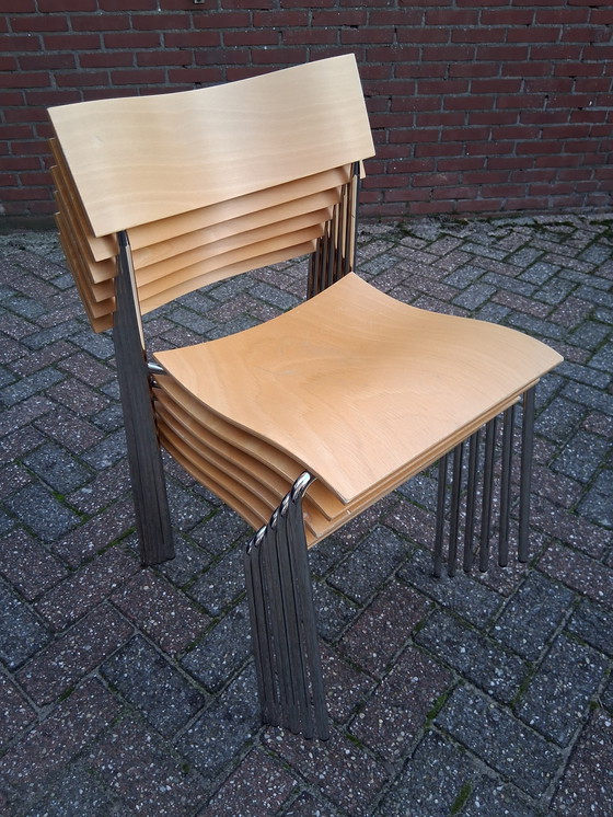 Image 1 of 6 chaises originales du campus Lammhults