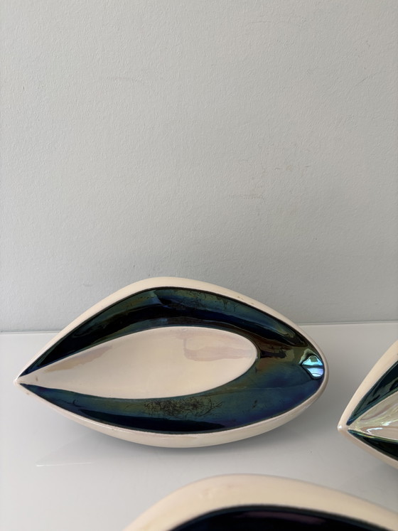 Set Van 3 Vintage 1960’s Verceram Schaaltjes, Model 6794, Frankrijk – Decoratieve objecten, Ceramic (photo 4 of 12)