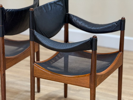 Image 1 of Table et chaises à rallonge pour salle à manger (par Kristian Solmer Vedel)