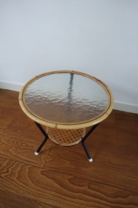 Tavolo e Sedia Rohe Noordwolde Anni '50 – Poltrone, Glass, Metal (photo 3 of 20)