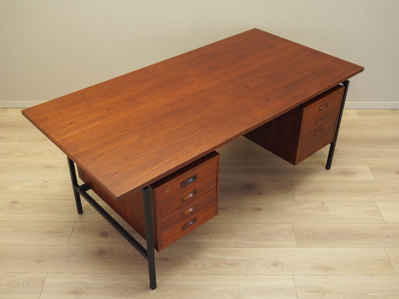 Image 1 of Scrivania in teak, design danese, anni '70, produttore: Danimarca