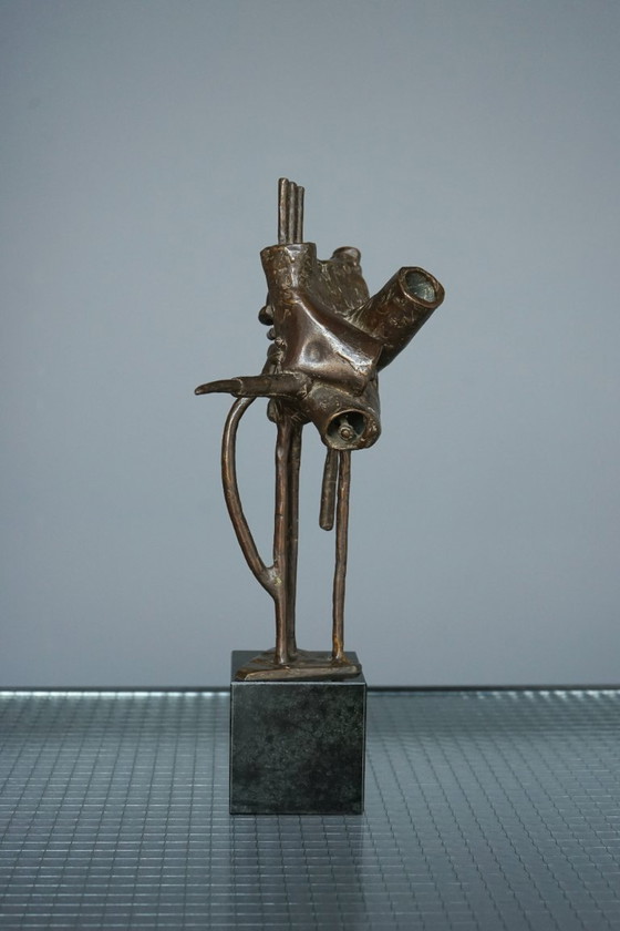 Image 1 of Scultura astratta in bronzo di Jetty Homan, Paesi Bassi, 1972