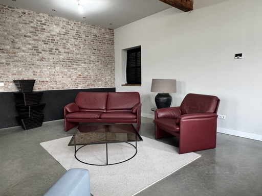 Ensemble Leolux Bora Beta Design | Canapé 2,5 places + Fauteuil | 100 % Original – zithoek, Leather