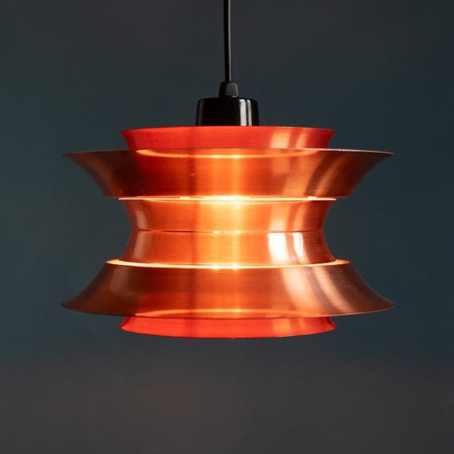Suspension Carl Thore pour Granhaga, couleur cuivre, années 1960